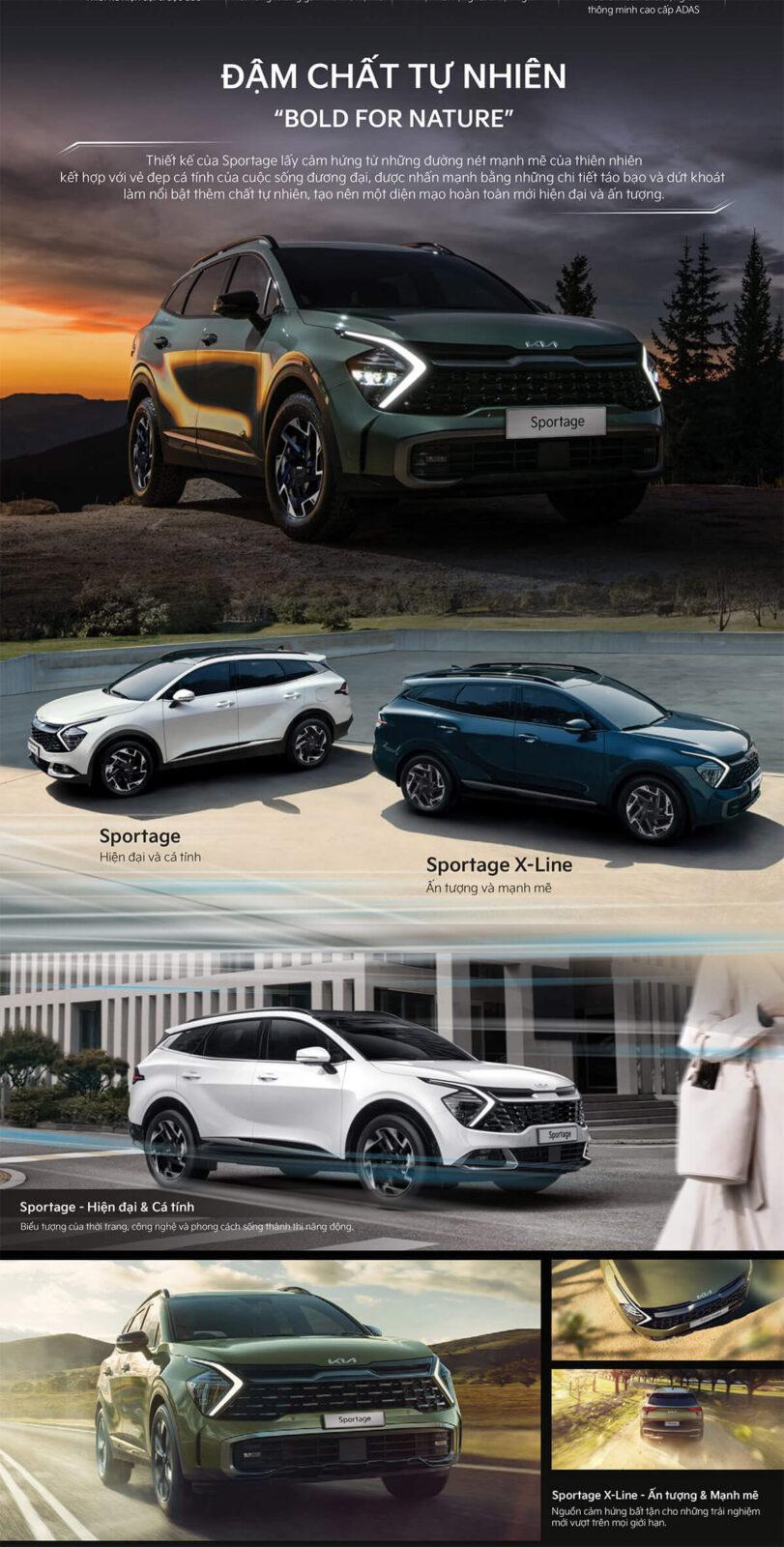 ngoaithat sportage KIA Sportage 2025