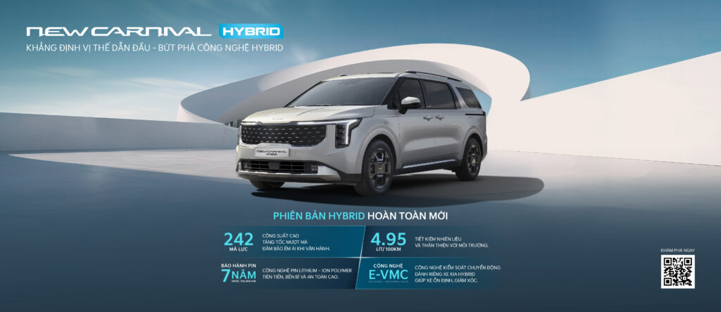 banner web new carnival hybrid 1 Kia Carnival Hybrid ( New Carnival HEV Signature 7s ) ra mắt giá 1,849 tỷ đồng